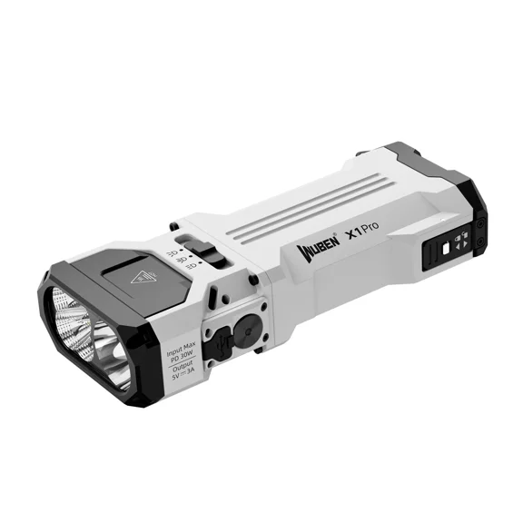 WUBEN X1 PRO Rechargeable EDC LED Flashlight - 12000 Lumens Waterproof Zoomable Torch for Hiking Camping Emergency Home and Outdoor Use