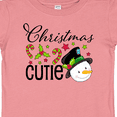 thumbnail image 4 of Inktastic Christmas Cutie Snowman Boys or Girls Baby T-Shirt, 4 of 5