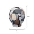 thumbnail image 4 of Jamie Young Co Pablo Contemporary Ceramic Short Vase in Multi-Color, 4 of 11