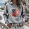 thumbnail image 2 of Allover Print Sweatshirts for Women Crew Neck Long Sleeve Loose Fit Casual Pullover Top Grey M, 2 of 4