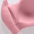 thumbnail image 7 of Hxshgdsn Wireless Bras for Women Full Coverage Wide Strap Seamless Lace Comfy Sport Bra（Pink/3XL）, 7 of 7