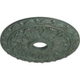 thumbnail image 3 of Ekena Millwork 19 7/8"OD x 3 5/8"ID x 1 1/4"P Spring Leaf Ceiling Medallion (Fits Canopies up to 5 5/8"), Hand-Painted Cloud Burst Crackle, 3 of 6