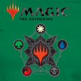 thumbnail image 3 of CafePress - Magic Mana Symbols T Shirt - Women's Traditional Fit Dark T-Shirt, 3 of 4
