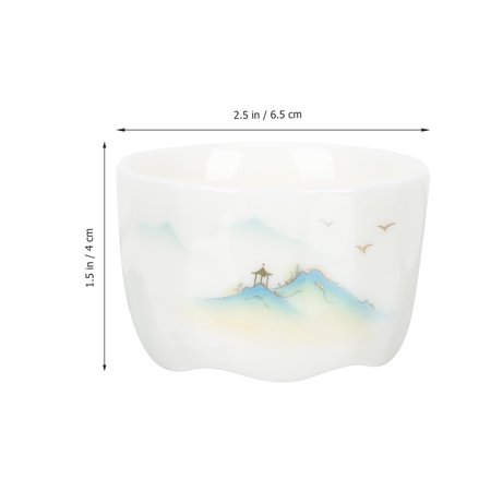 

Decorative Drinking Cup Japanese Style Teacup Portable Ceramic Teaware Water Cup
