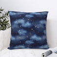 thumbnail image 4 of Pofeuu Starry Sky Print Double-sided plush pillowcase Square Throw Pillow Covers Pillows Cover for Living Room Bedroom Sofa Couch Cushion Cover（No pillow core）-12"x12", 4 of 7