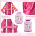 thumbnail image 6 of Costway 2PC Kids Carry On Luggage Set 12" Backpack and 16" Rolling Suitcase for Travel, 6 of 9