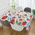 thumbnail image 2 of Yayeee Tablecloths 54" x 72" Rectangle Wrinkle Resistant Party Table Cover, Vibrant Strawberries, 2 of 8