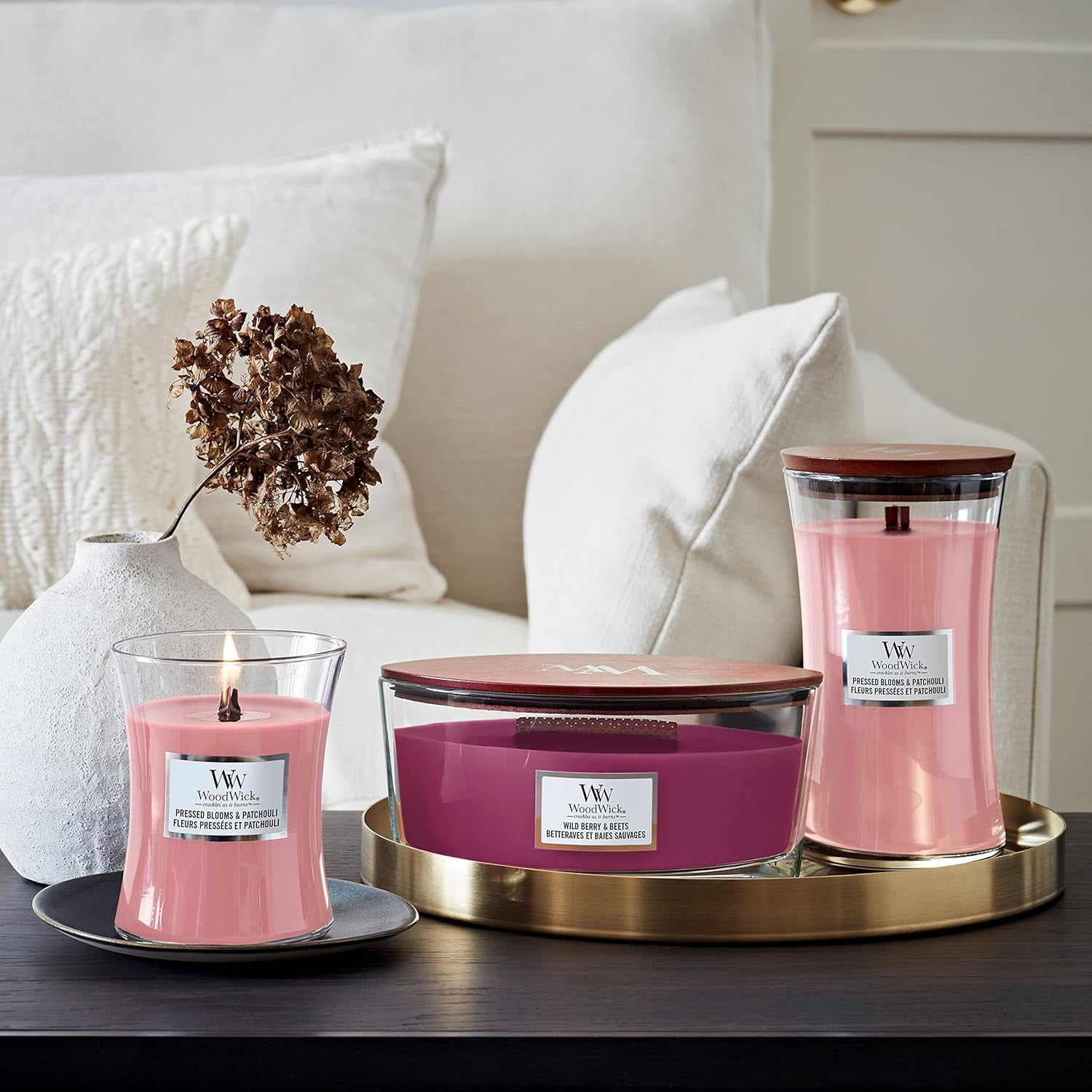 WoodWick - Wild Berry & Beets Ellipse Jar Candle (453g)