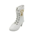 thumbnail image 1 of Langgg Chaussures à Talons Hauts Tenues Mode pour Poupée BJD 1/3 Poupée 60 cm Poupée BJD 24 Pouces Blanc, 1 of 9