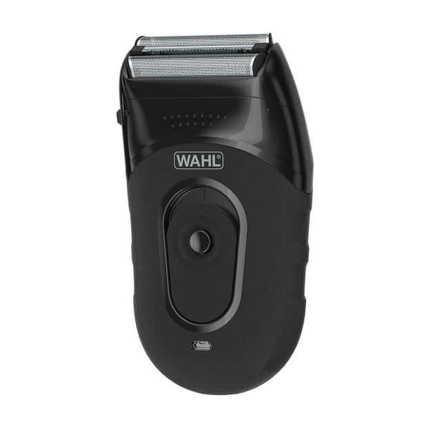 Wahl 7065 - Kit de afeitadora compacta de iones de litio con láminas higiénicas y barra de corte con láminas flexibles dobles que se mueven con los contornos de tu cara