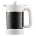 thumbnail image 1 of bodum Bean Cold Brew Cafetera, 50 onzas, blanco brillante, 1 of 8