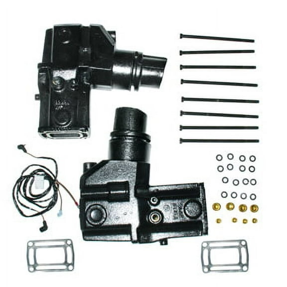 Exhaust Elbow Kit OE OMC/Volvo V6 & V8 w/3" Spacer Qty 2 w/ Hardware 11.3" Tall Pro #: 3862907 X-Ref #: