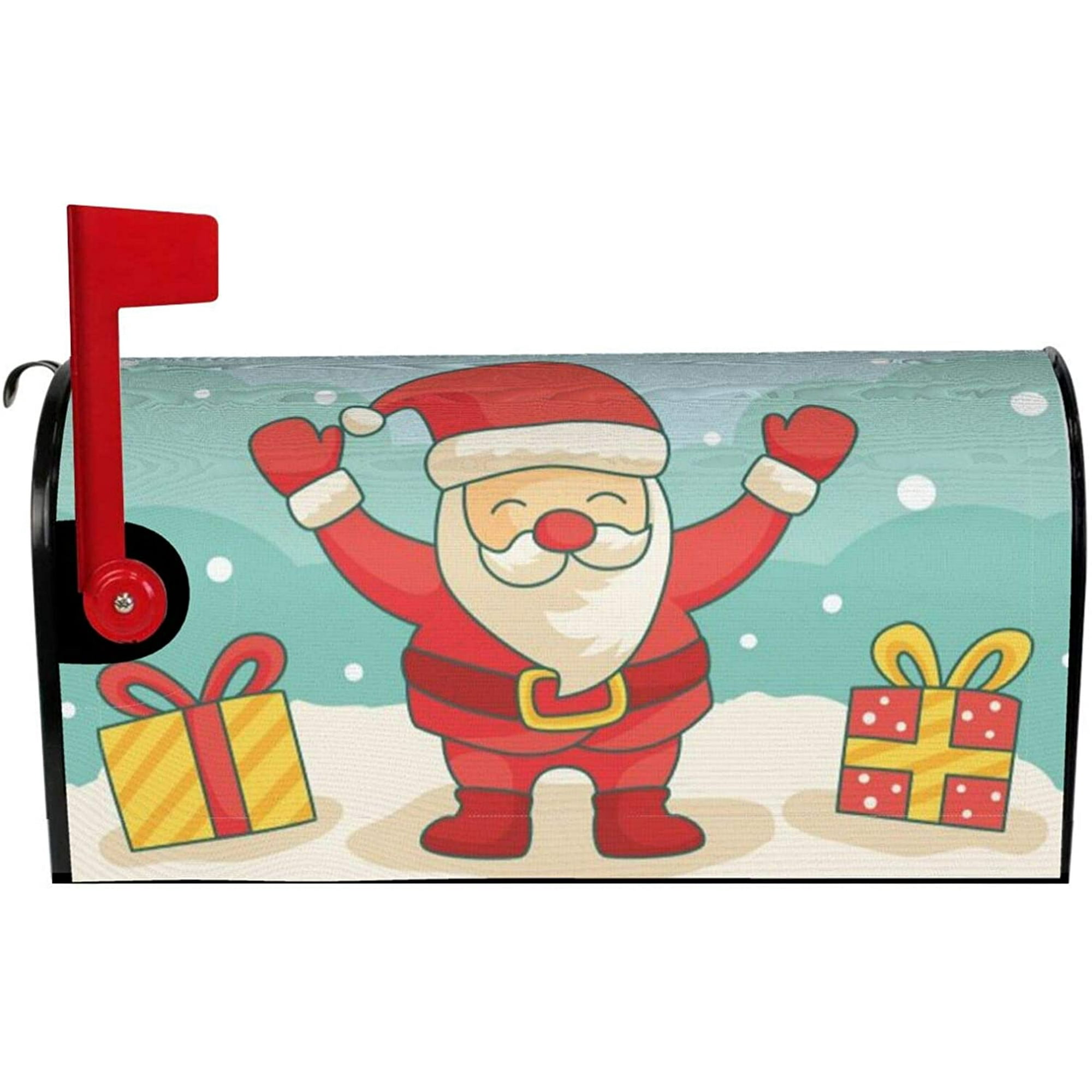 Mailbox Cover Magnetic Cartoon Santa Claus Waterproof Mailbox Wraps Post  Letter Box Decor  in | Walmart Canada