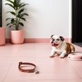thumbnail image 4 of unbranded Para Collar De Perro Y En Cobre Café Con Accesorio Vintage Para Seguimiento, 4 of 8