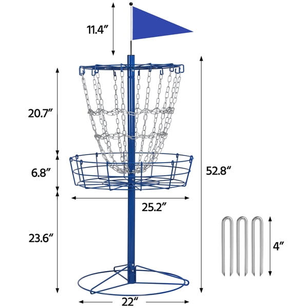 Disc Golf Basket Blueprints