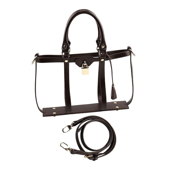 Langgg Stylish DIY Handmade Bag Kit With PU Leather And Innovative Suitable For Various Occasions Working Such As Shopping Coffee 25.5x6x18cm