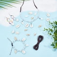 thumbnail image 4 of 140 cuentas de concha marina para manualidades y bisutería, 4 estilos a granel, con temática de playa oceánica, con agujeros e hilo de nailon, perfectas., 4 of 5