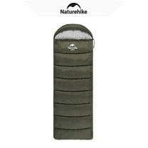 Naturehike, Sleeping Bag, U Series Envelope Cotton Sleeping Bag with Hood, Lightweight Rectangular Sleeping Bag for Adults, For Camping/Hiking/Backpacking/Travel/Home