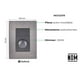 thumbnail image 2 of Placa Armada Inoxidable Con Dimmer Igoto gris oscuro iGoto INOX, 2 of 3
