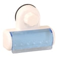 thumbnail image 3 of GOOHOCHY White WallMounted Toothbrush Holder with Cover for Storage Modern Bathroom 5 Brush Slots, 3 of 6