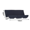 thumbnail image 5 of Patio chair covers for outdoor furniture,Seat Cover for Garden Swing Chair black, 5 of 7