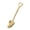 Golden Pointed#, variant on Ludlz Stainless Steel Shovel Shape Spoon, Gleaming Tea Coffee Sugar Cake Spoon, Dessert Ice Cream Spoon, Fruit Spoon Stirring Spoon Metal Yogurt Spoons