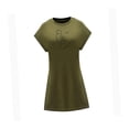 thumbnail image 4 of Vestido Corto de Verano para Mujer, Minivestido de Manga Corta para Adolescentes, Desplazamientos, Uso Diario. SG, 4 of 7