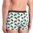 thumbnail image 4 of Men's Boxer Briefs, Watercolor Turtle Soft Comfy Mens Underwear Boxer Briefs Breathable With Widen Waist, 4 of 7