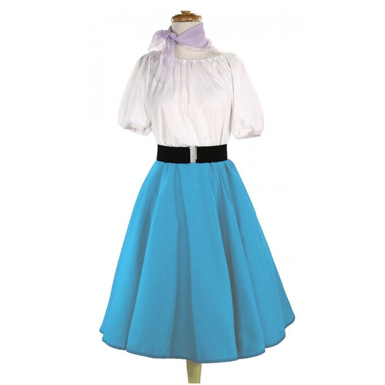 Elastic waist 2025 skirt 50s