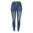 thumbnail image 3 of Vedolay Womens for Trousers Womens 2023 High Waisted Wide Leg Flare Denim Pants,Blue L, 3 of 5