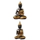 thumbnail image 1 of 2x estatuas de Buda, figuras de budismo taindés dorado, , escritorio, oficina, sa de escultura, Yoga, Buda, meditación, Alt, decoración de Sunnimix Estatua de Buda tailandés, 1 of 7