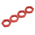 thumbnail image 2 of Tuercas hexagonales BRILLAR de Aleación de aluminio 0.669 in para Coche modelo 1/8 RC color rojo, 2 of 10