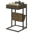 thumbnail image 4 of Chessie 1-drawer Side Table With Leatherette Sling Tobacco, 4 of 10