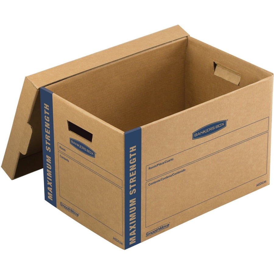 Bankers Box, FEL7710301, SmoothMove Maximum Strength Moving Boxes, 8
