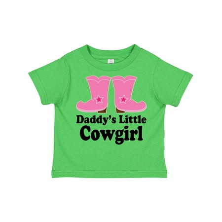 

Inktastic Daddy s Little Cowgirl Gift Toddler Toddler Girl T-Shirt