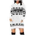 thumbnail image 3 of Vestido sudadera 3D otoño/invierno Sudadera con capucha navideña de moda Sudadera con capucha con bolsillo en la cadera Sudadera con capucha de moda, 3 of 5