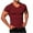 Red, variant on Xunlbb Men's Shirts T-Shirt for Men Fashionable Men's Solid Color Casual Tight Fitting V-neck Short Sleeved Top Gift for Him, M-4XL