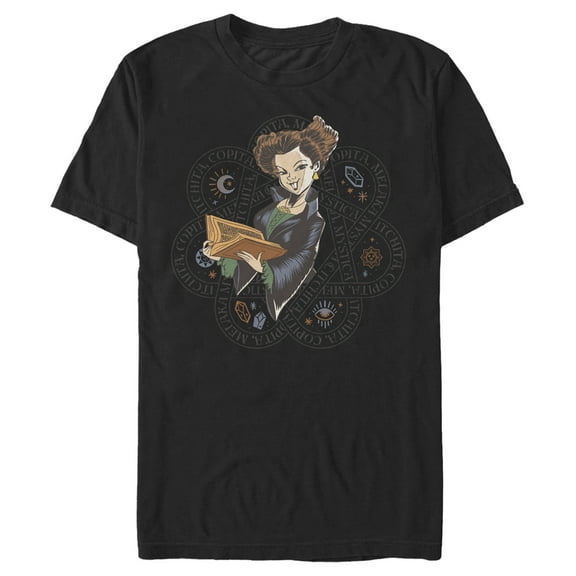 Men's Hocus Pocus 2 Winifred Spell Book Graphic Tee Black Small