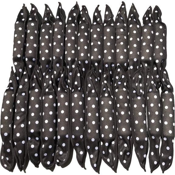 40 Pack Soft Sponge Flexible Curling Rods, Overnight Sleep In Hair Rollers Curlers for Long Hair Women Heatless Curly Hairstyle Tools