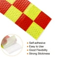 thumbnail image 4 of Reflective Tape, Waterproof Adhesive High Visibility Caution Warning Safety Tape Reflector for Trucks  Cars Fluorescent Yellow/Red, 4 of 6