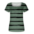 thumbnail image 4 of Jgppe Tunique d'Été pour Femmes Blouse Habillée Décontractée Manches Courtes T-Shirts Amples pour Dames, 4 of 5