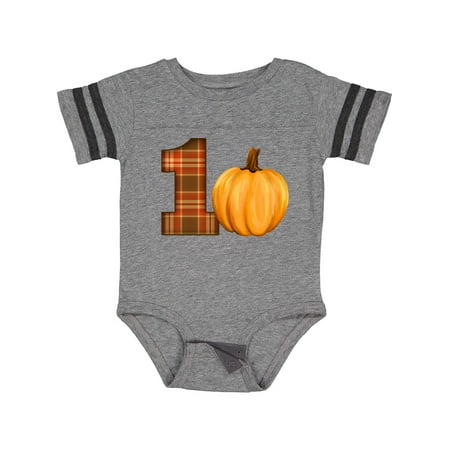 

Inktastic 1 Pumpkin Gift Baby Boy or Baby Girl Bodysuit
