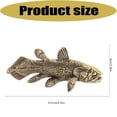 thumbnail image 5 of Yihuala Fish Figurines Decors Brass Sea Animal Statue Decorative Objects Table Centerpieces Decoration for Living Room,Bookshelf, 5 of 10