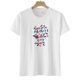 thumbnail image 5 of Tops con estampado de día de la madre de Pascua de manga corta con cuello redondo a la moda para mujer Fridja  bn7678, 5 of 7