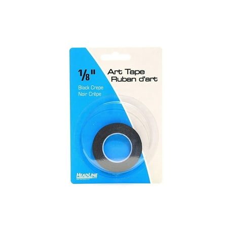 UPC: 0804551931673 | Headline Artist Tape 0.13 W x 9 Yds.L Black 6/Pack (23018-PK6)