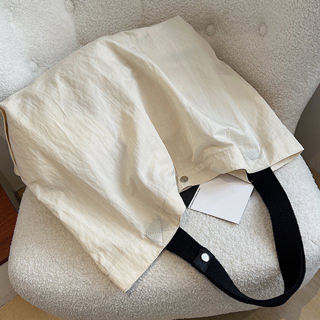 Bolsa Oxford Hobo Bag informal de gran capacidad de hombro impermeable (Blanco) Likrtyny Para Estrenar