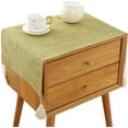 thumbnail image 4 of Bedside Table Cover Cloth Tablecloth, Non-Slip Dustproof TV Cabinet Refrigerator Washing Machine Cover Towel Universal Small Square Towel, 4 of 8