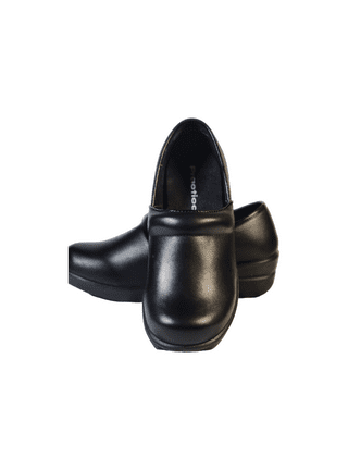 Clogs for Women Nursing Shoes Slip On Garden Shoes Black Full Size