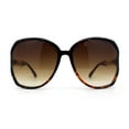 thumbnail image 2 of Mod Womens Exposed Lens Thick Chain Arm Butterfly Sunglasses Tortoise Brown, 2 of 4