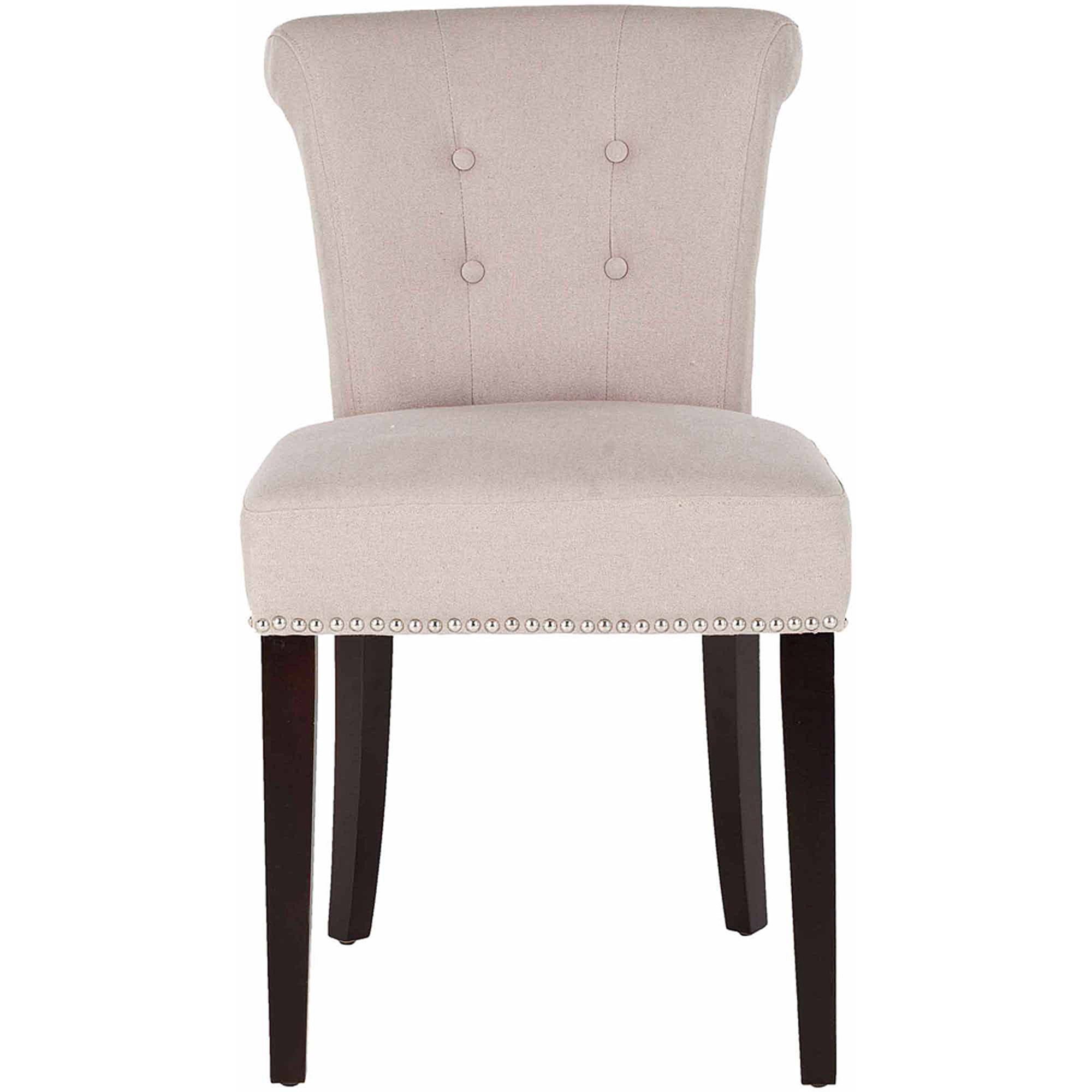 SAFAVIEH Sinclair Contemporary Glam Ring Chair w/ Silver Nail Heads